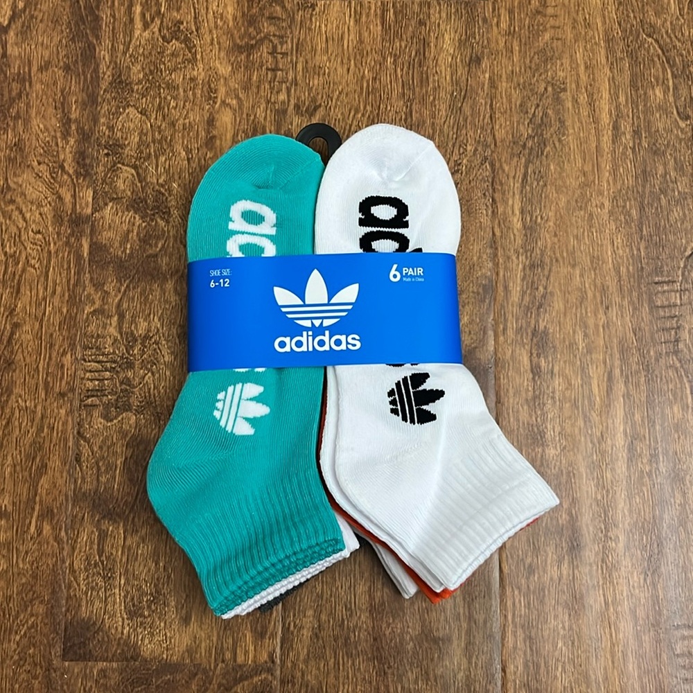 Adidas Multi Sport Quarter Socks 6 Pack